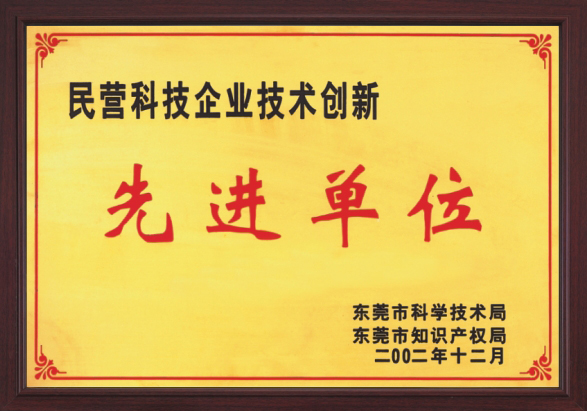 2002年榮獲先進單